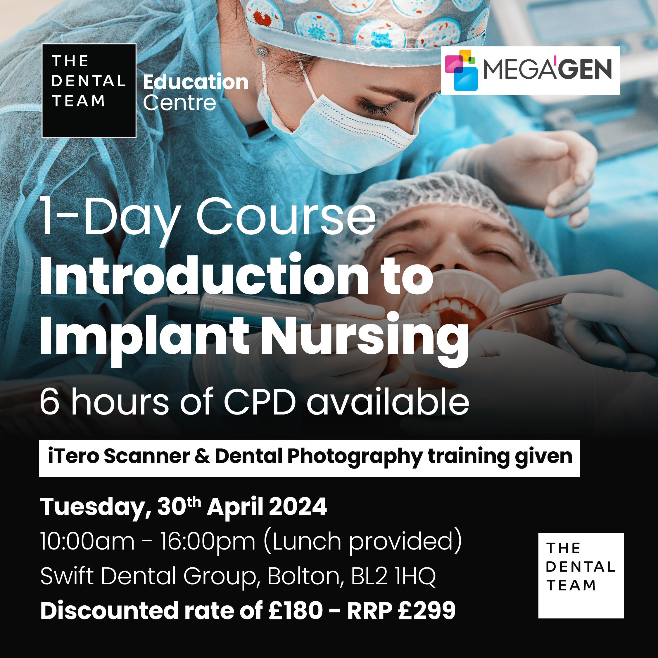 Join our upcoming Introduction to Dental Implant Nursing 1-Day Course Bolton Dental Nurse UK